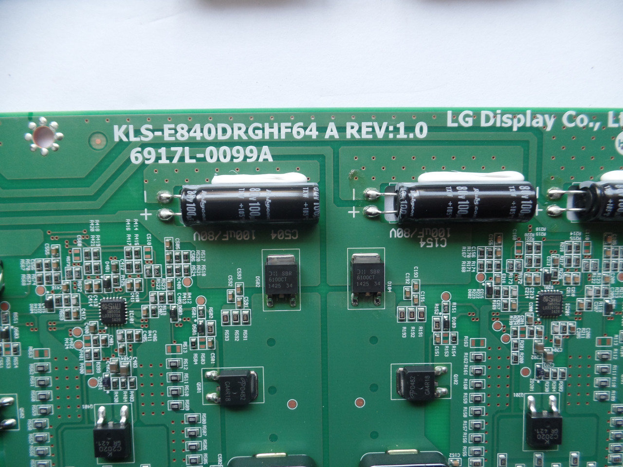 SCHEDA LED DRIVER PER LG KLS-E840DRGHF64 A REV:1.0 6917L-0099A NUOVA