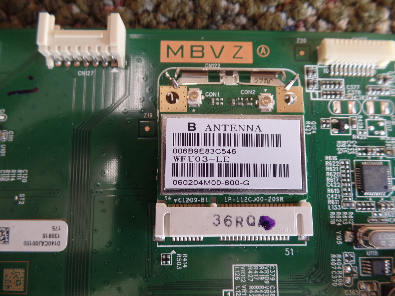 Y8386018S, 01-40CAJ001-00 Vizio Main Board