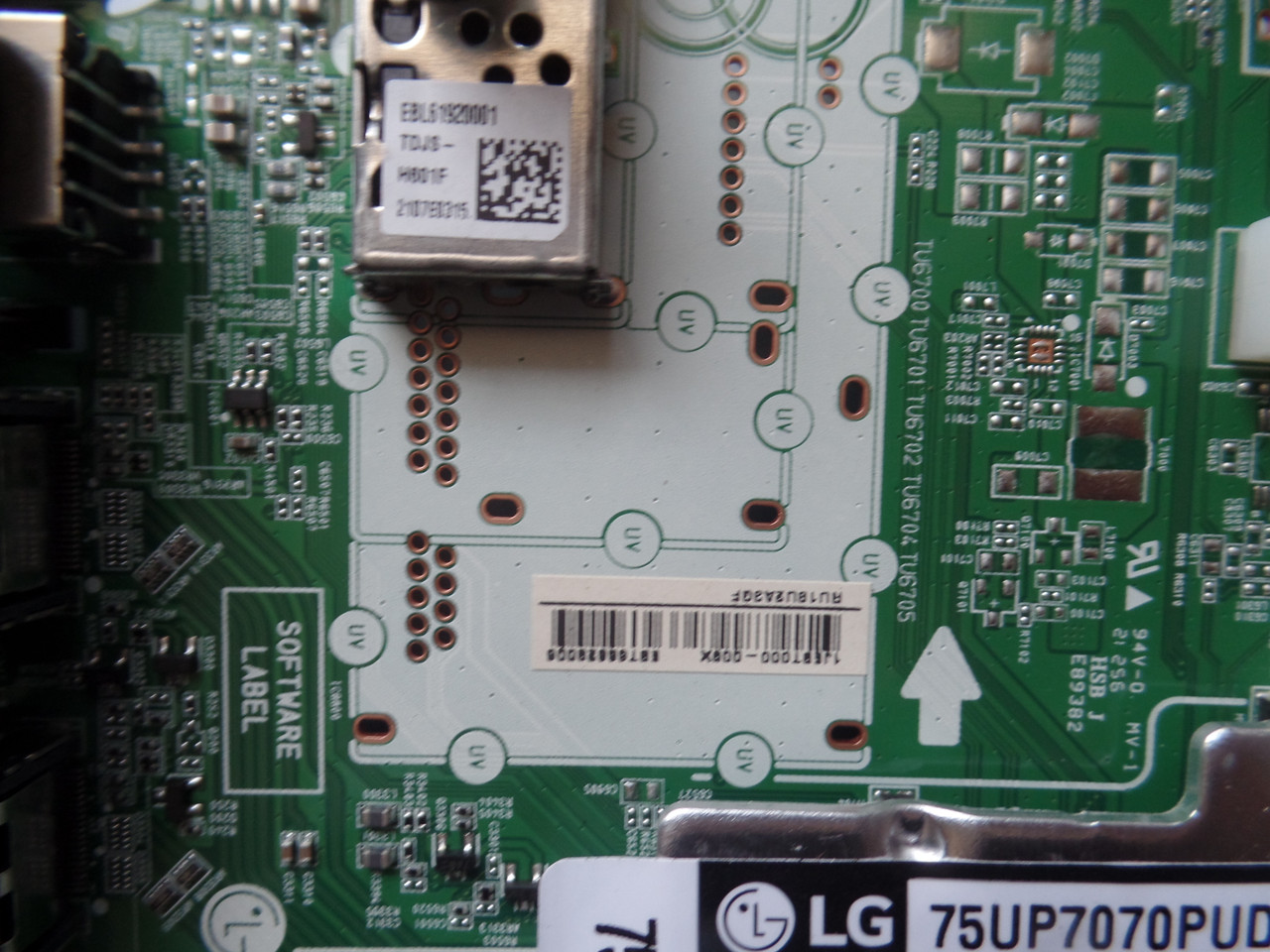 EBT66628006 Main Board for LG 75UP7070PUD.BUSFLKR