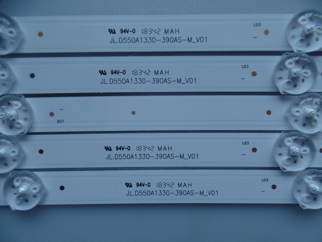 JL.D550A1330-390AS-M Replacement Element LED Backlight Strips (5)