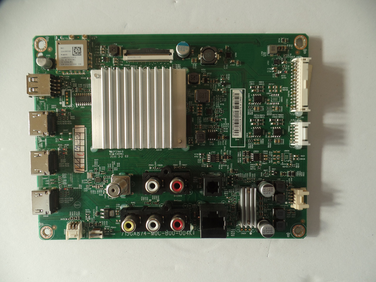 756TXKCB02K052 Main Board for Vizio V585H11 (LTYDZINX)