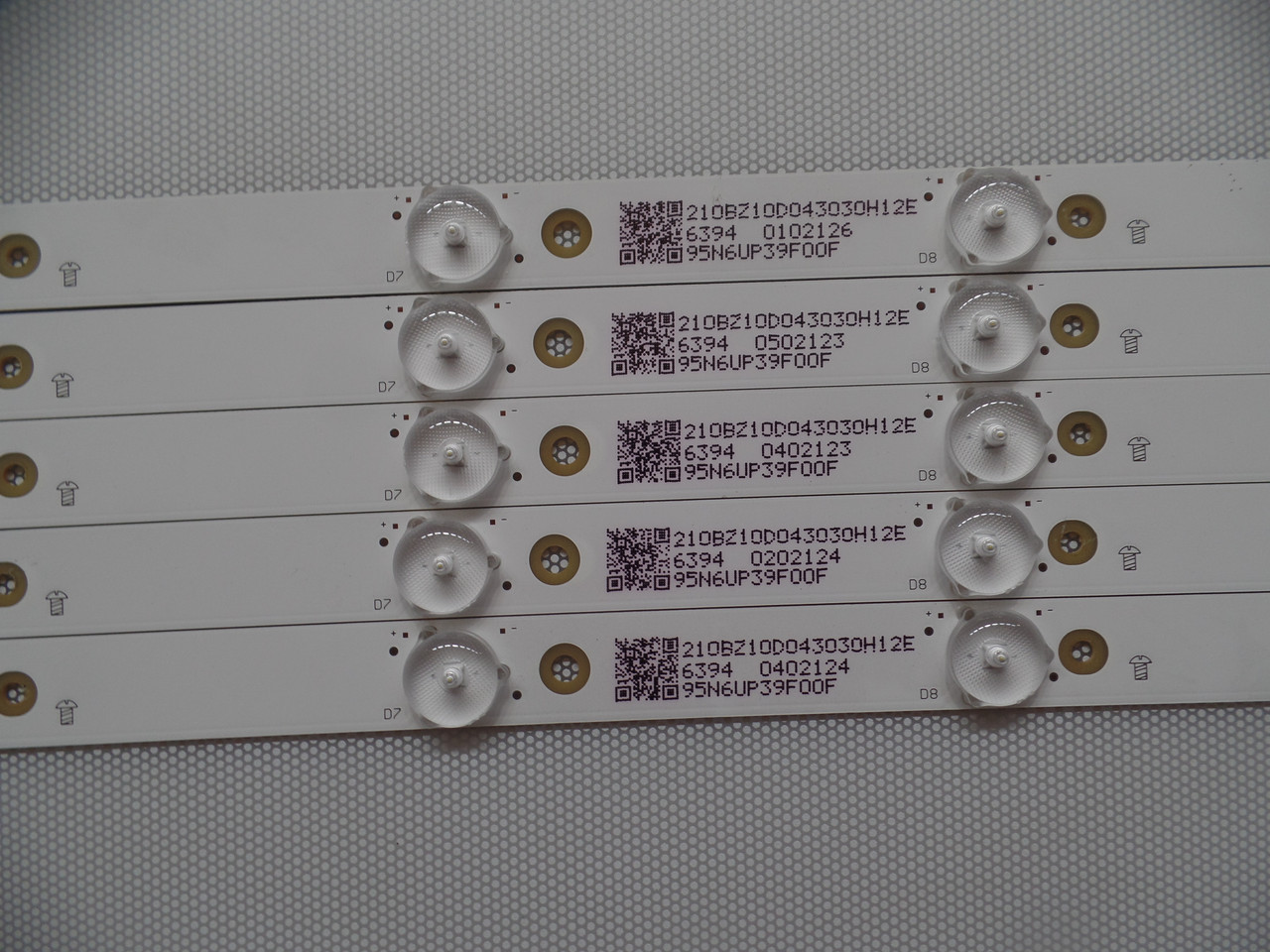 LBM430P1001-AE-3S Vizio LED Backlight Strips (5) D43-C1 D43N-E1 D43-D1