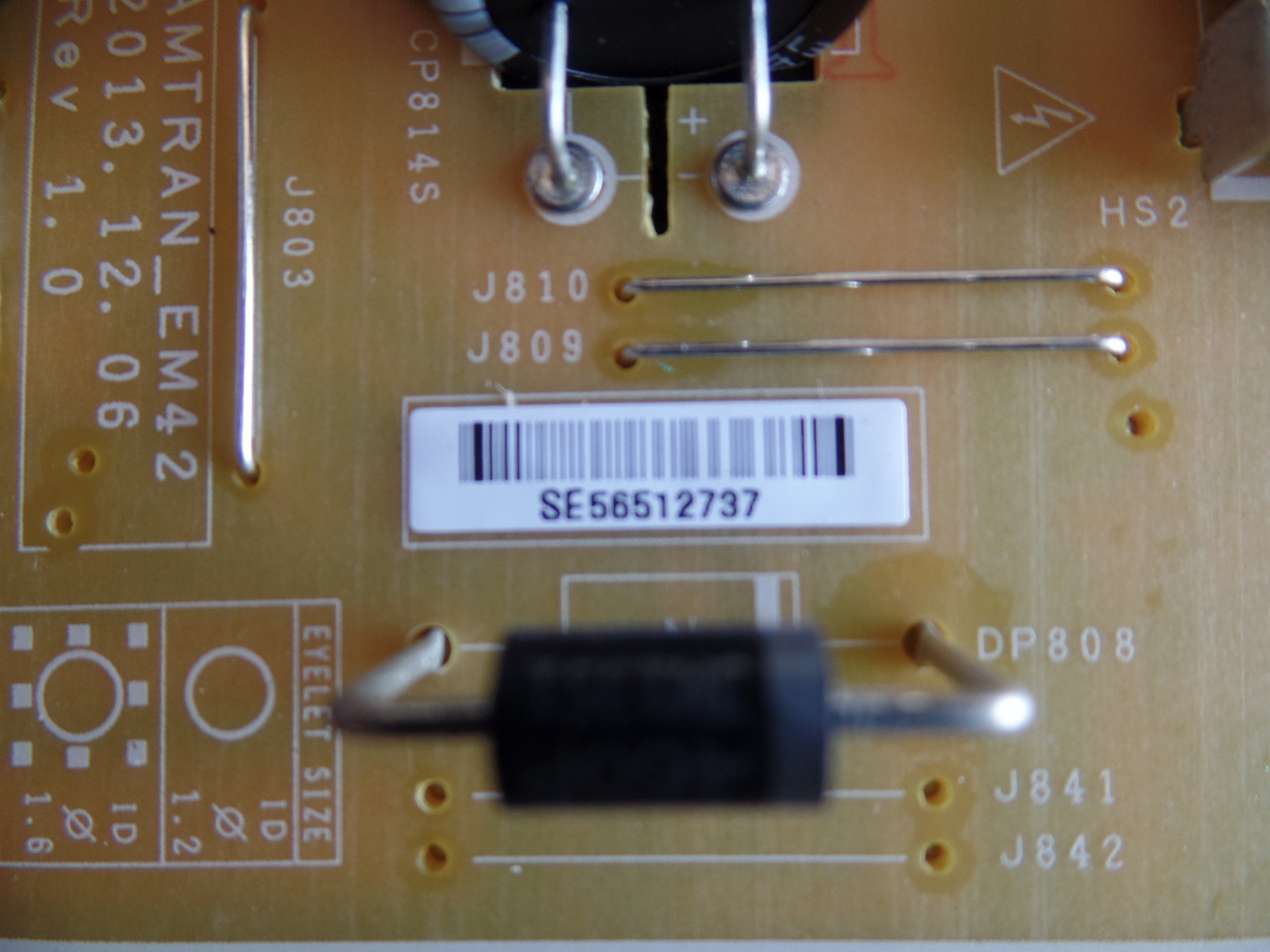 0500-0614-0480, PSLL111302M Power Supply for JVC EM42FTR