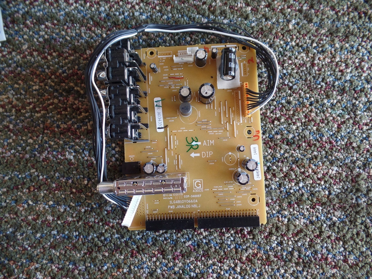 Sanyo 1LG4B10Y0660A J4HG Analog Board