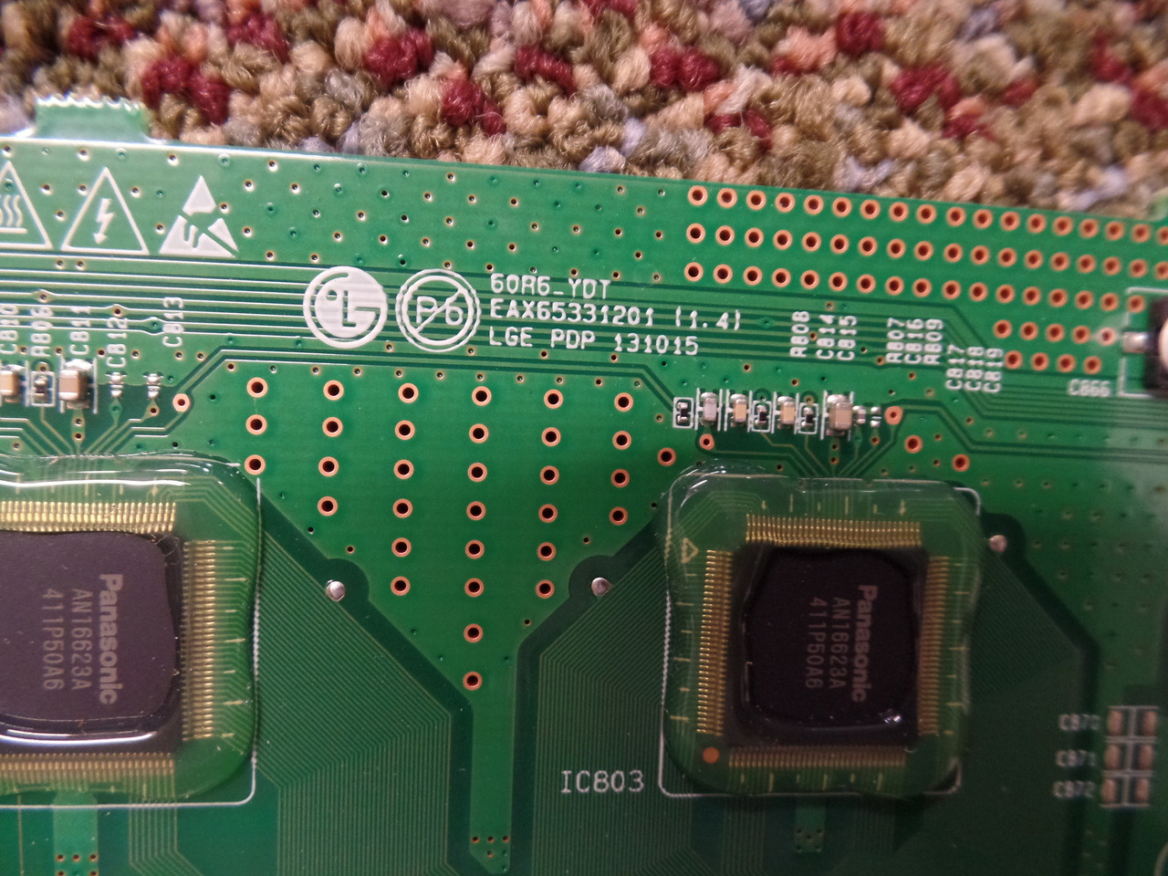 EBR77186101 YDRVTP for LG 60PB6650-UA BUSLLJ