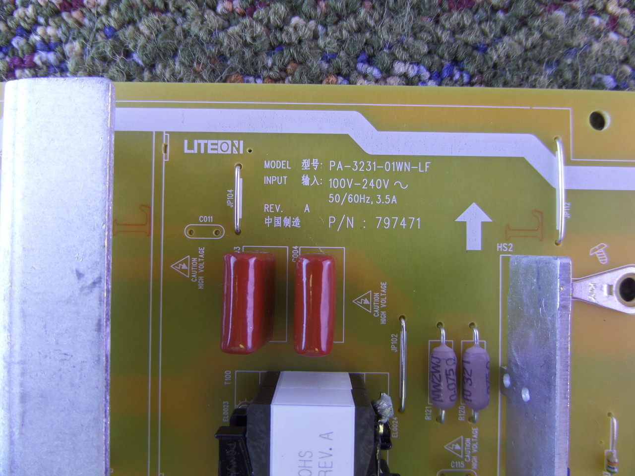 56.04219.641G, PA-3231-01WN-LF Vizio Power Supply Unit