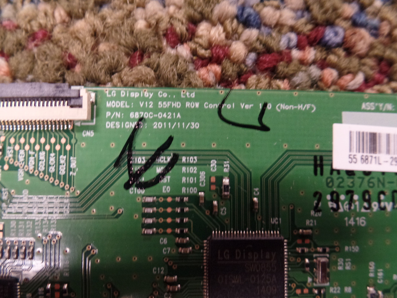 6871L-2979C LG T-Con Board