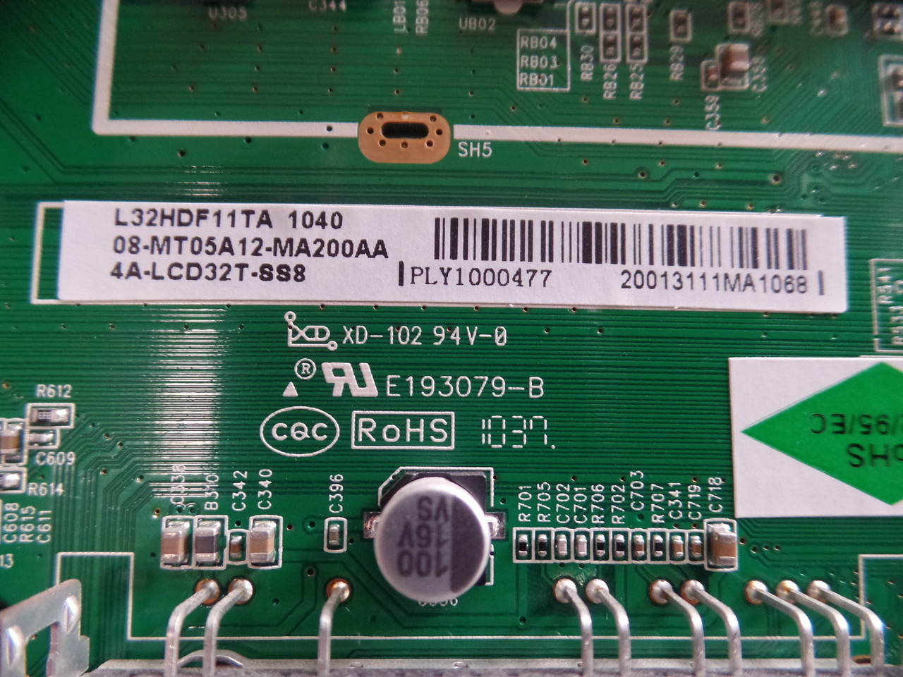 4A-LCD32T-SS8 TCL Main Board for L32HDF11TATCAA