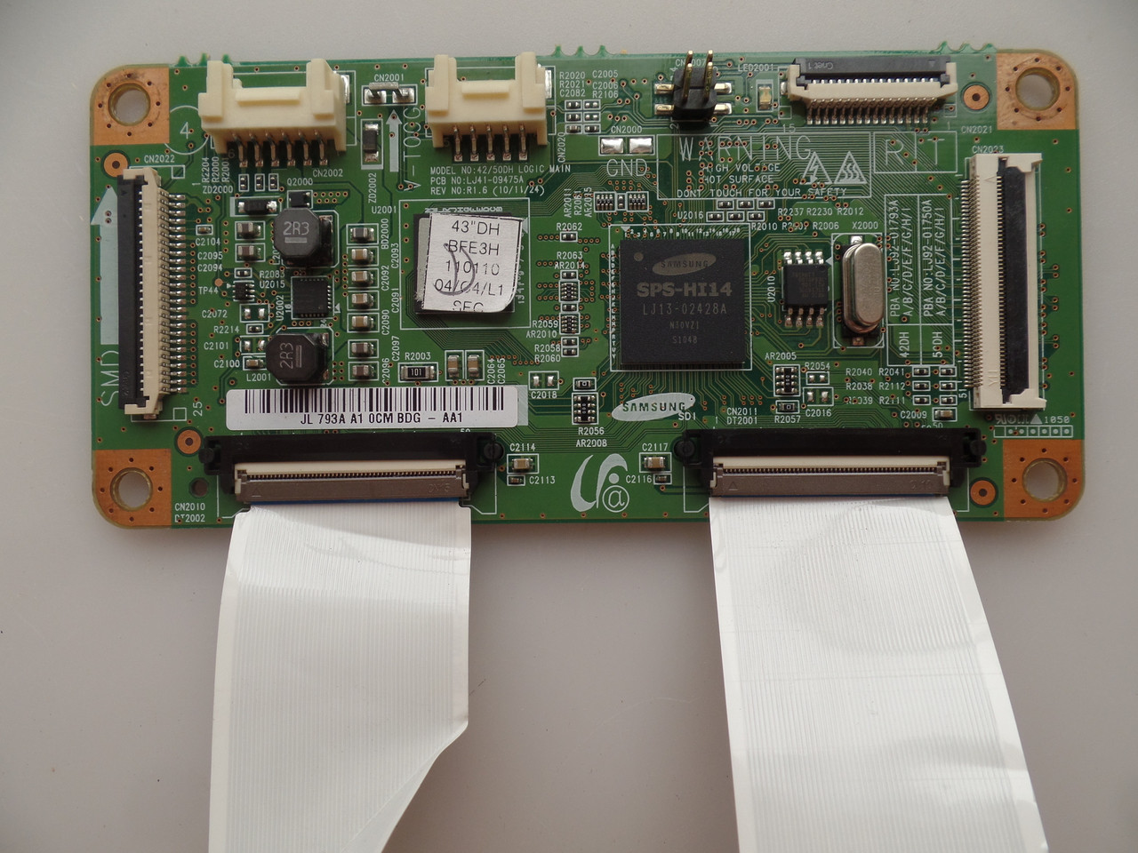 BN96-16507A, LJ92-01793A Samsung Main Logic CTRL Board