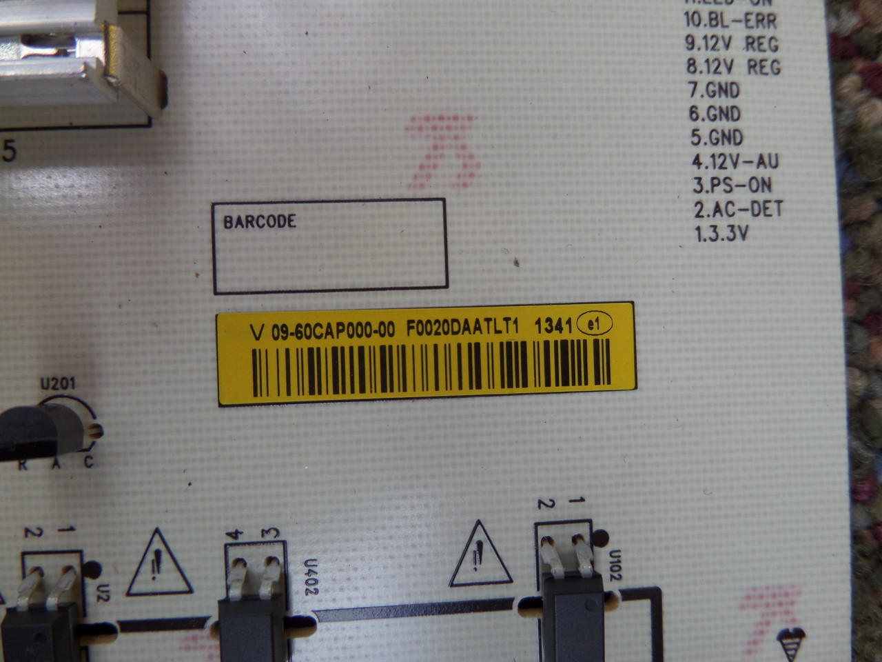 09-60CAP000-00, 1P-1127800-1010 Power Supply for Vizio E601IA3 