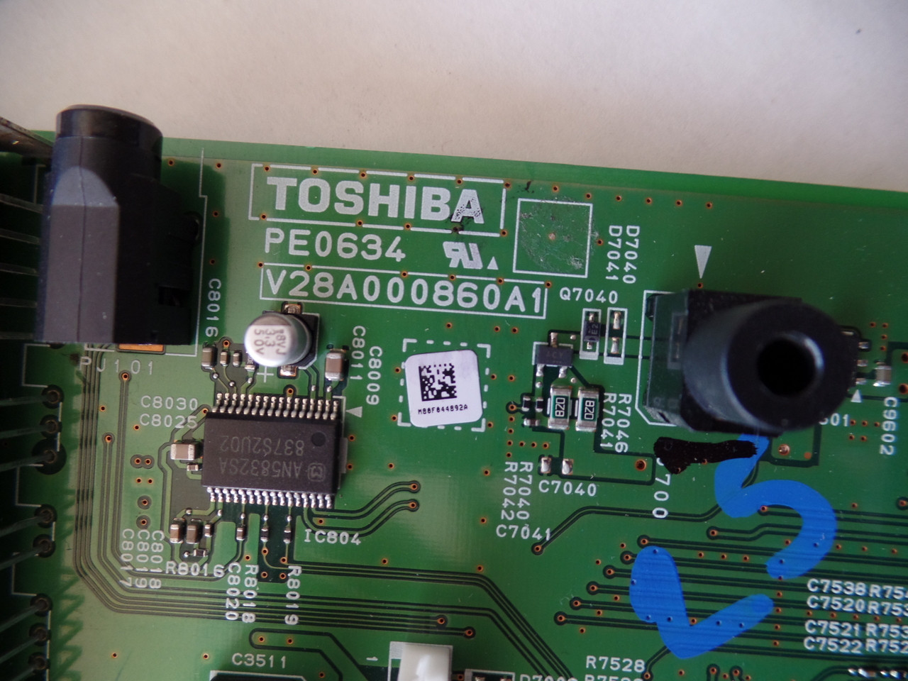 Toshiba 75012674 Main Board for 46RV535U