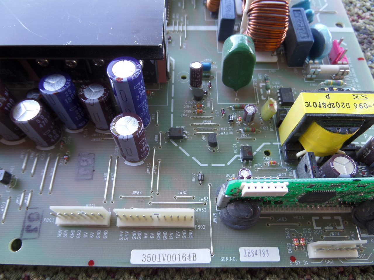 LG 3501V00164B Power Supply for MU-42PZ90XC