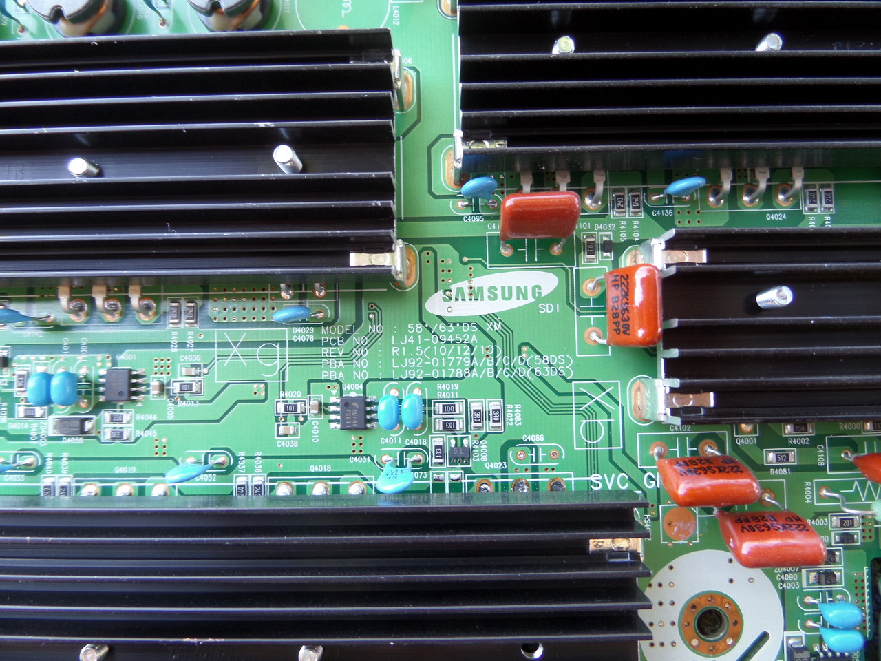 BN96-16544A Samsung X-Main Board