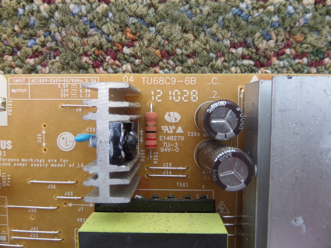 LG EAY66236202 Power Supply / Backlight Inverter