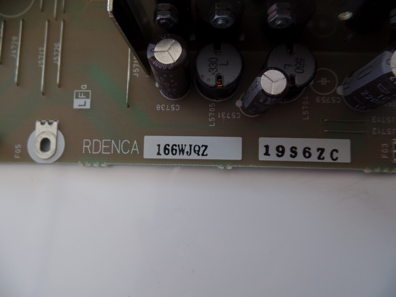 Sharp RDENCA166WJQZ (LC508-4001BC) Power Supply Unit