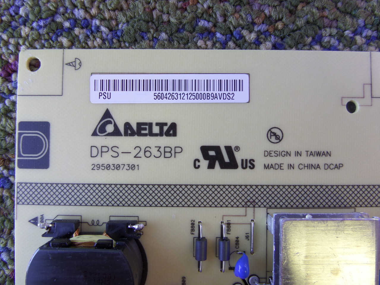 56.04263.121, DPS-263BP Power Supply for Vizio M650VSE