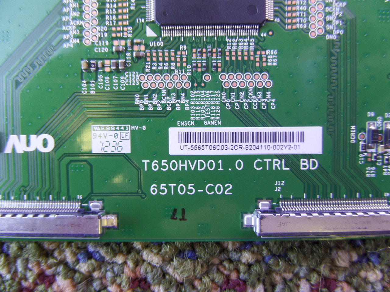 AUO 55.65T06.C03 (T650HVD01.0, 65T05-C02) T-Con Board