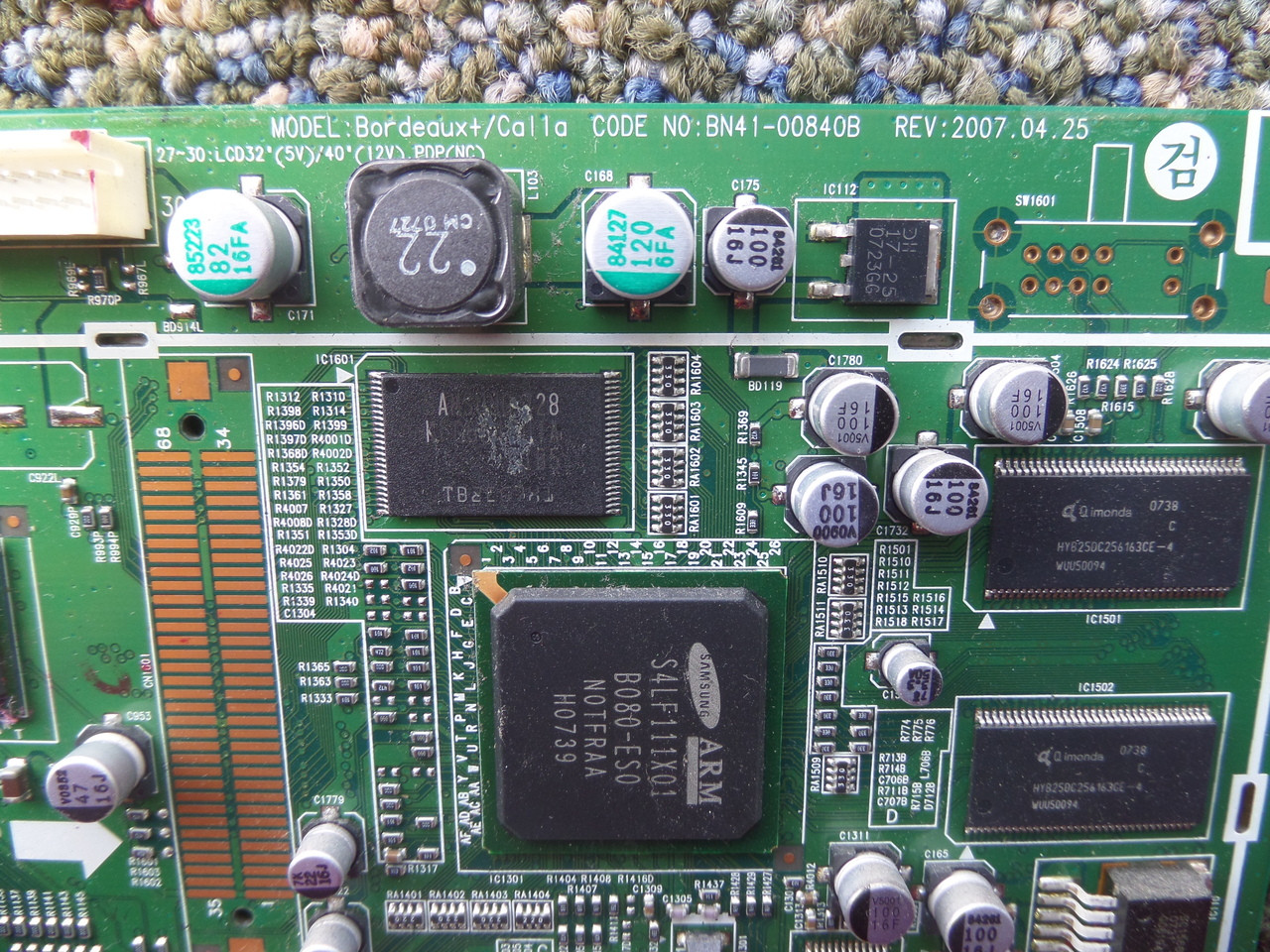 Samsung BN94-01211B Main Board for HPT4264X/XAA