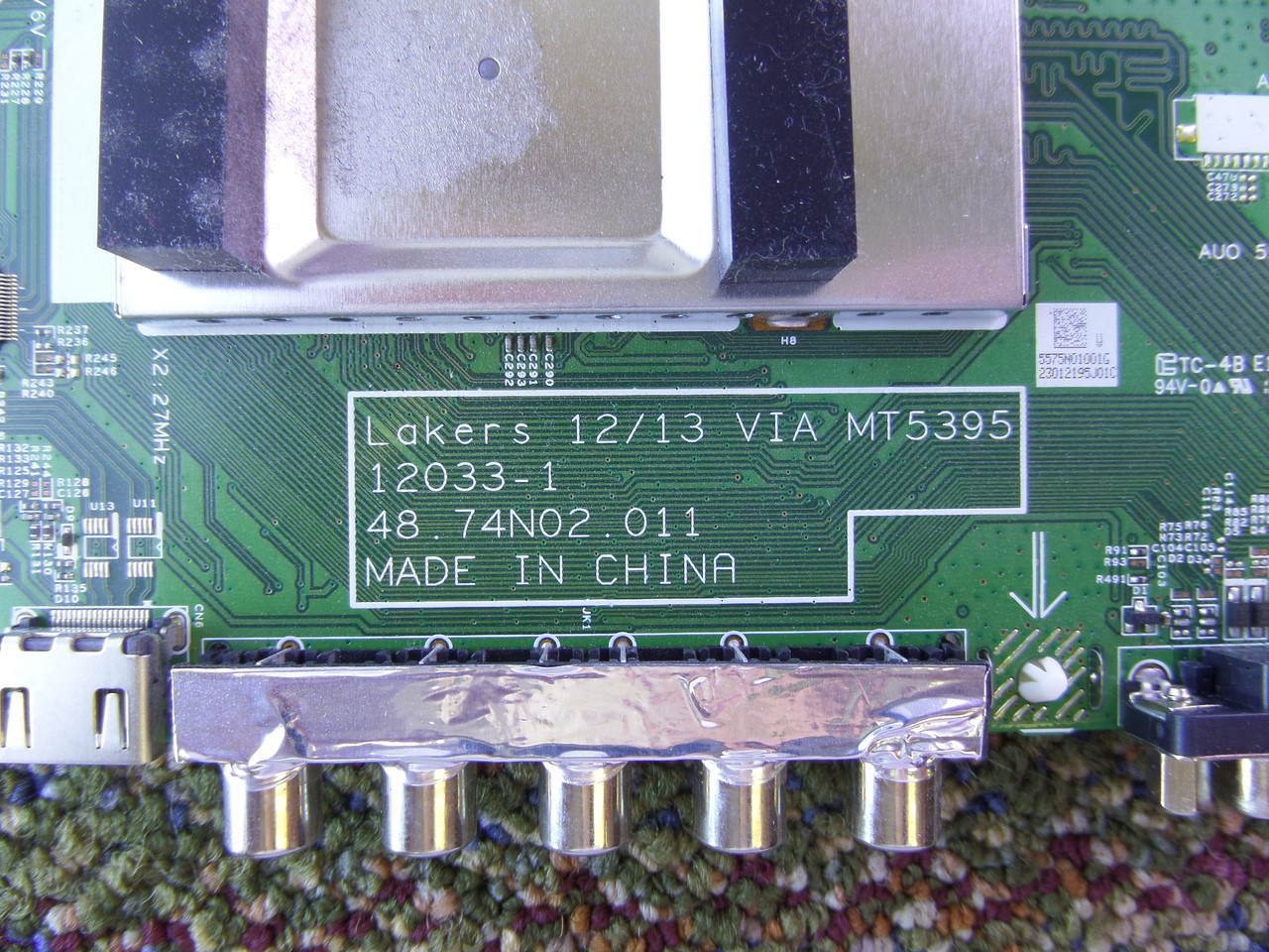 Vizio 91.75N10.001G Main Board for M470VSE
