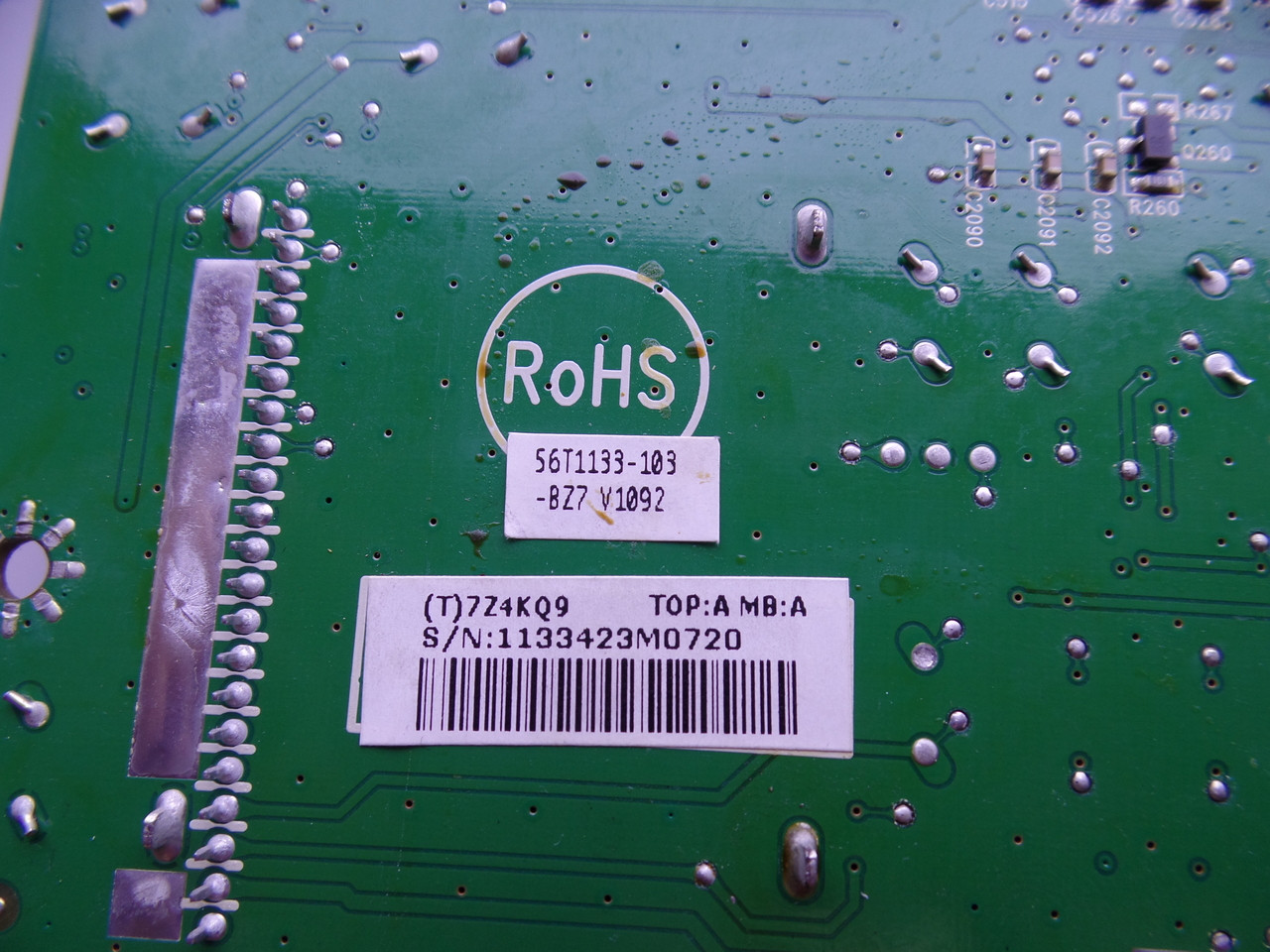 Dynex CBPF7Z4KQ9 (715T2486-2) Main Board for DX-LCD37