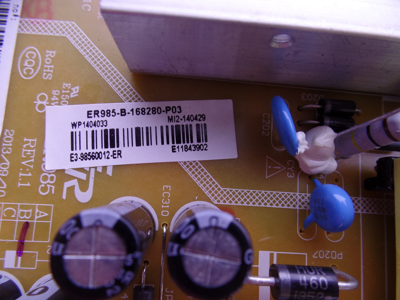 RCA  RE46ZN0880 Power Supply TV Model LED40C45RQ