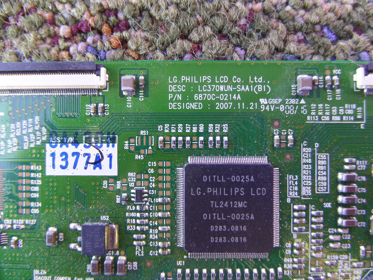 6871L-1377A (6870C-0214A) T-Con Board