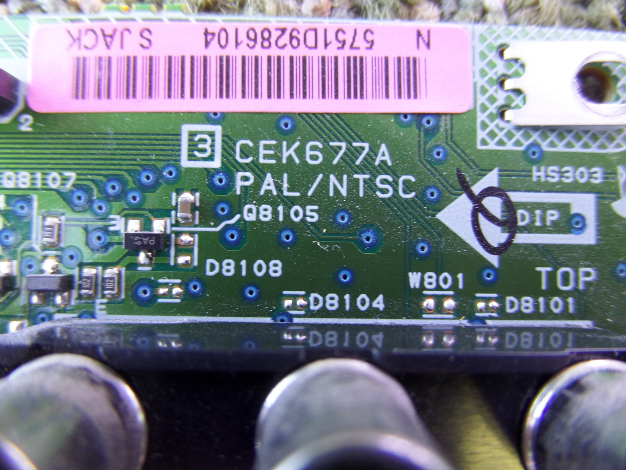 CEK677A Sansui Side AV Board