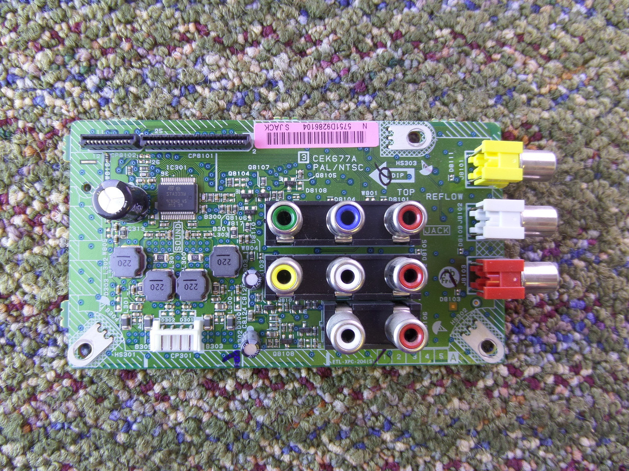 CEK677A Sansui Side AV Board