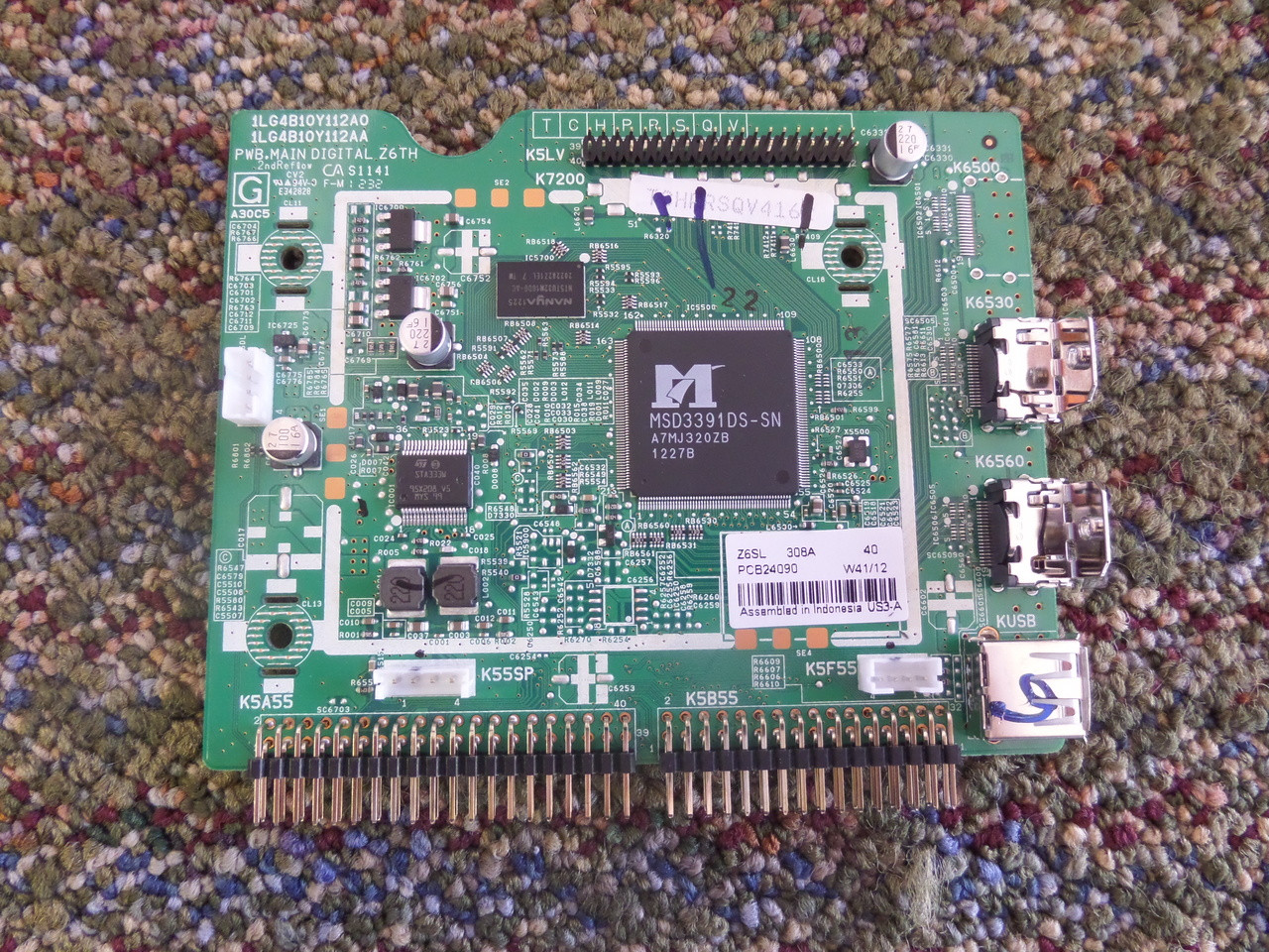1LG4B10Y112A0 Z6SL Digital Main for Sanyo DP39842