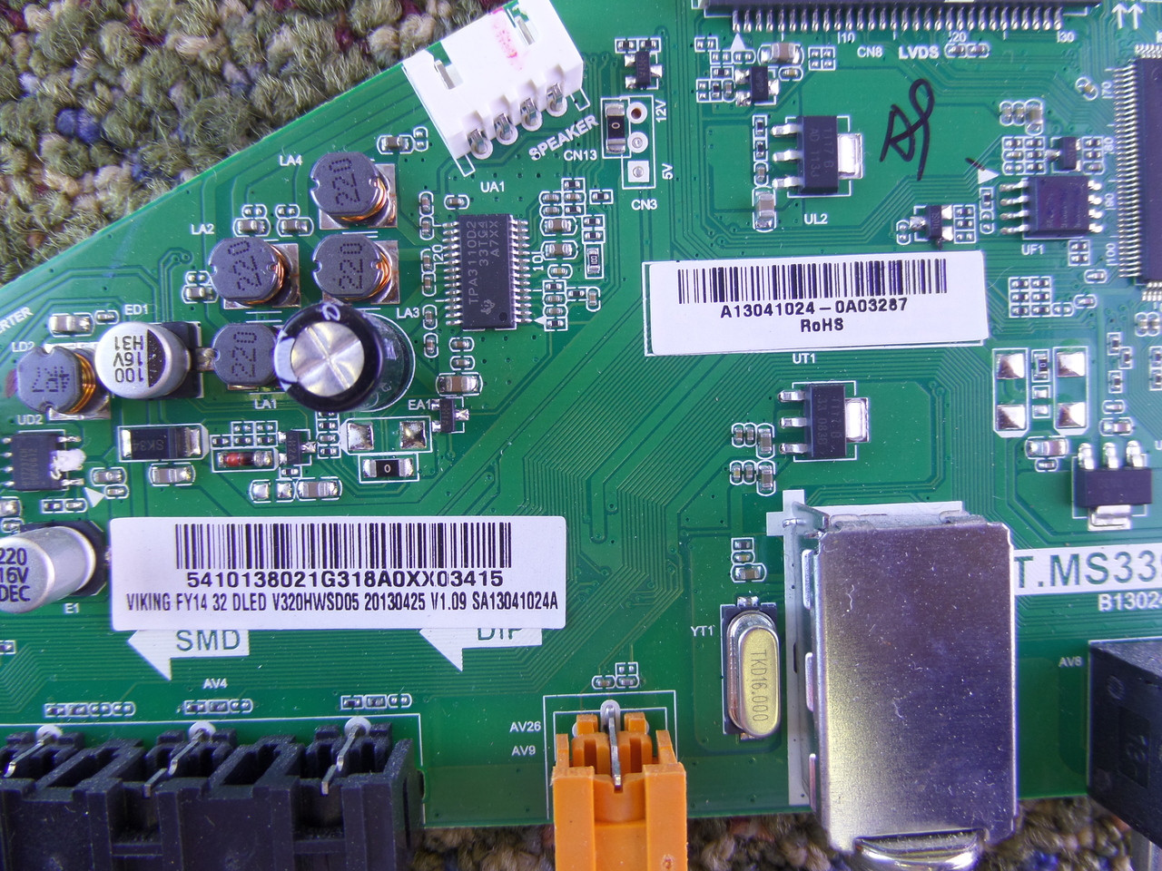 Insignia A13041024 Main Board for NS-32D200NA14