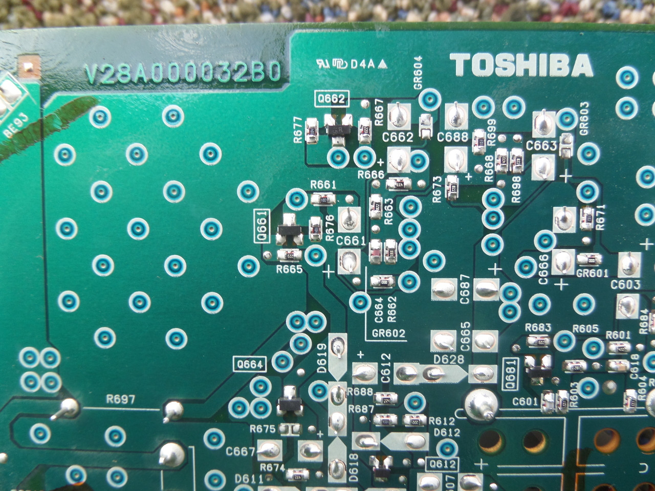 Toshiba 75003359 Back AV Board