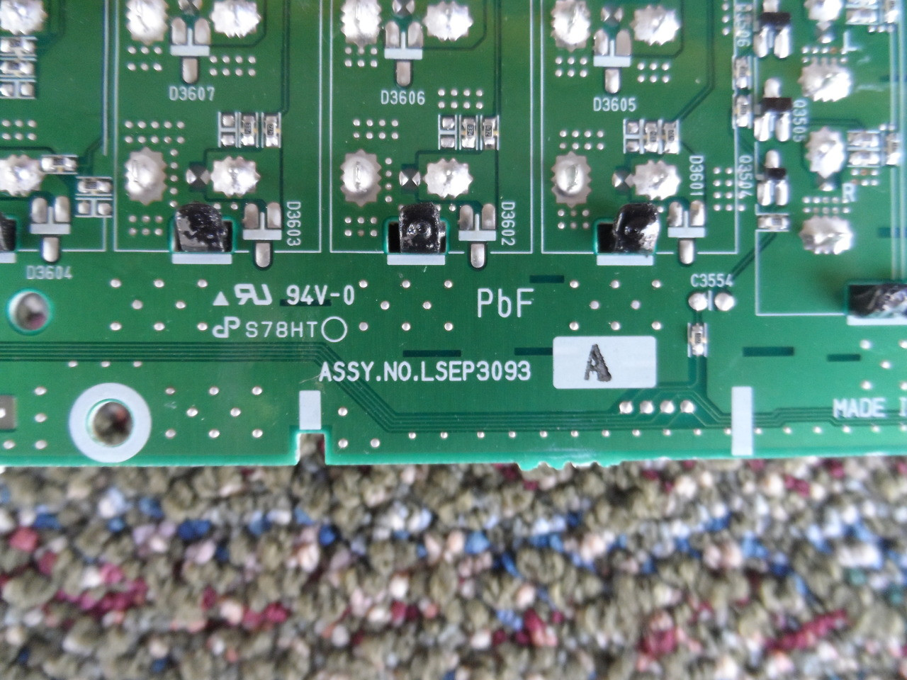 Panasonic LSEP3093A Audio Jack