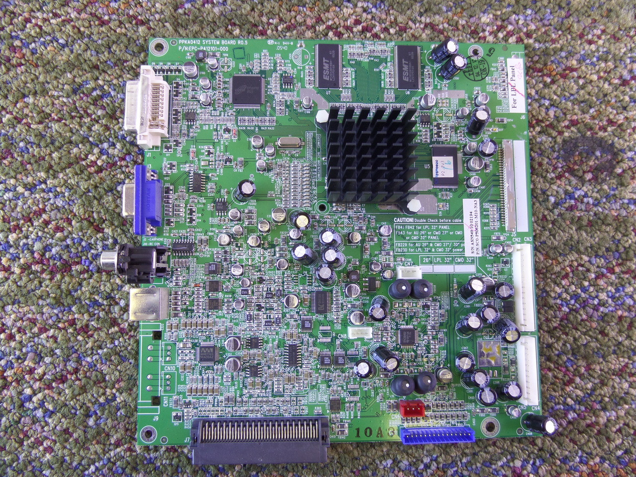 Olevia SC0-P506201-M10 Main Board for LT26HVX