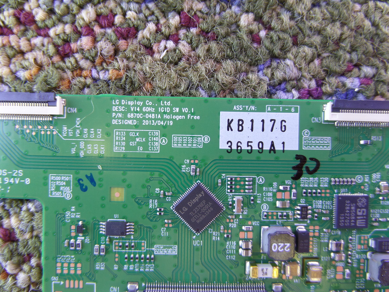 LG 6871L-3659A T-Con Board