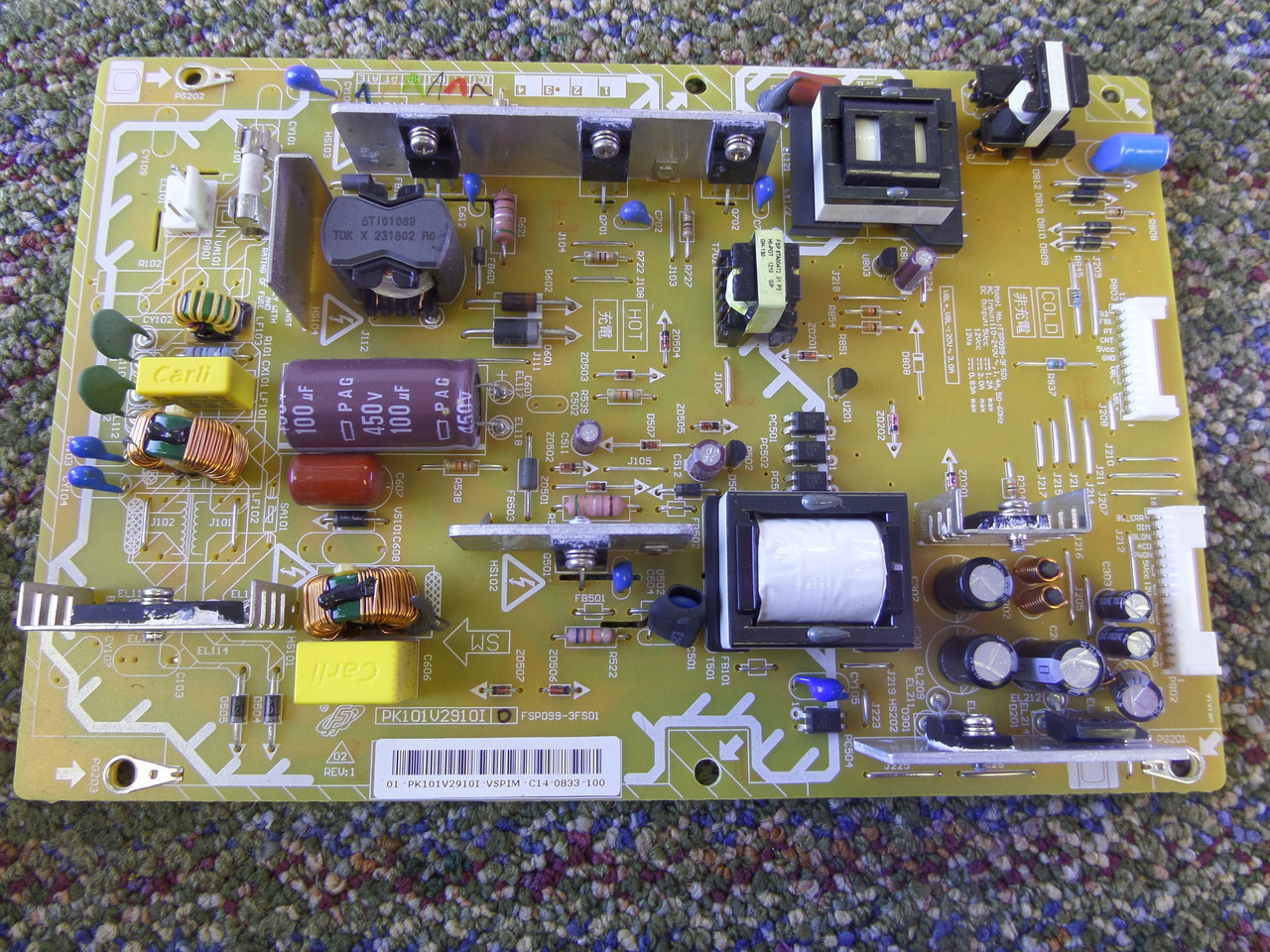Panasonic TZZ00000092A Power Supply Unit