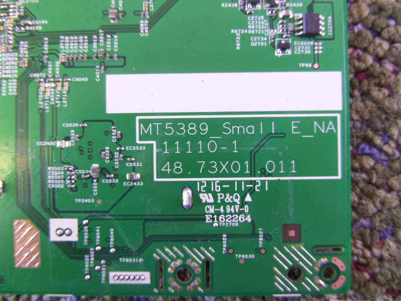 Vizio 55.73X01.A01 Main Board for E240AR