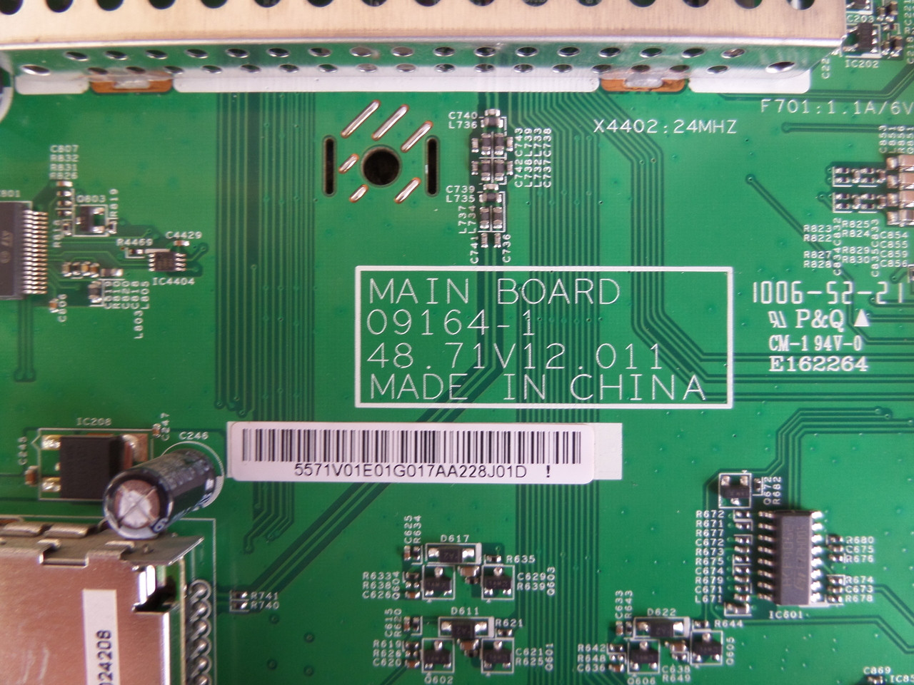 Insignia 55.71V01.E01 (55.71V01.E01, 09164-1) Main Board