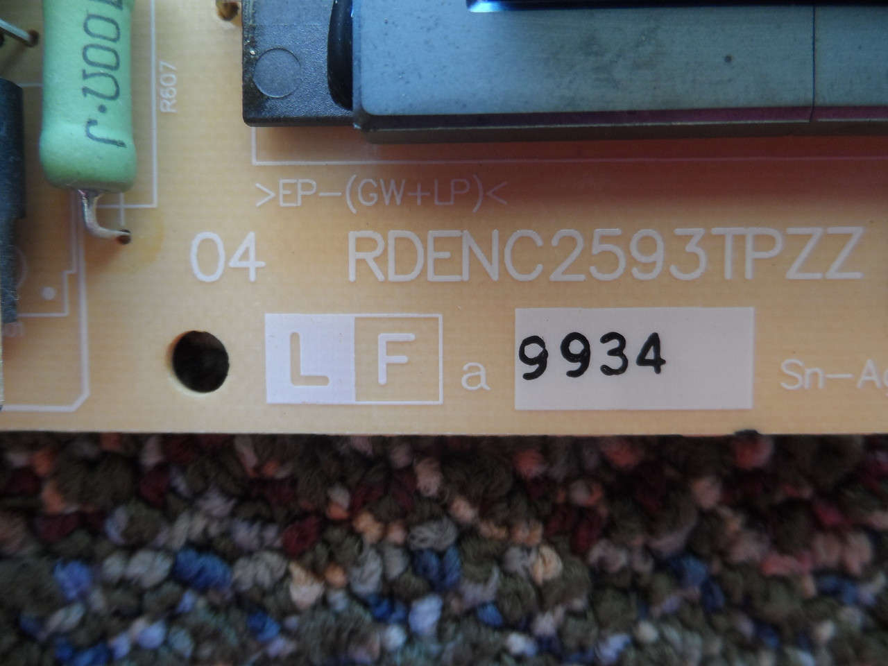 Sharp RDENC2593TPZZ Backlight Inverter