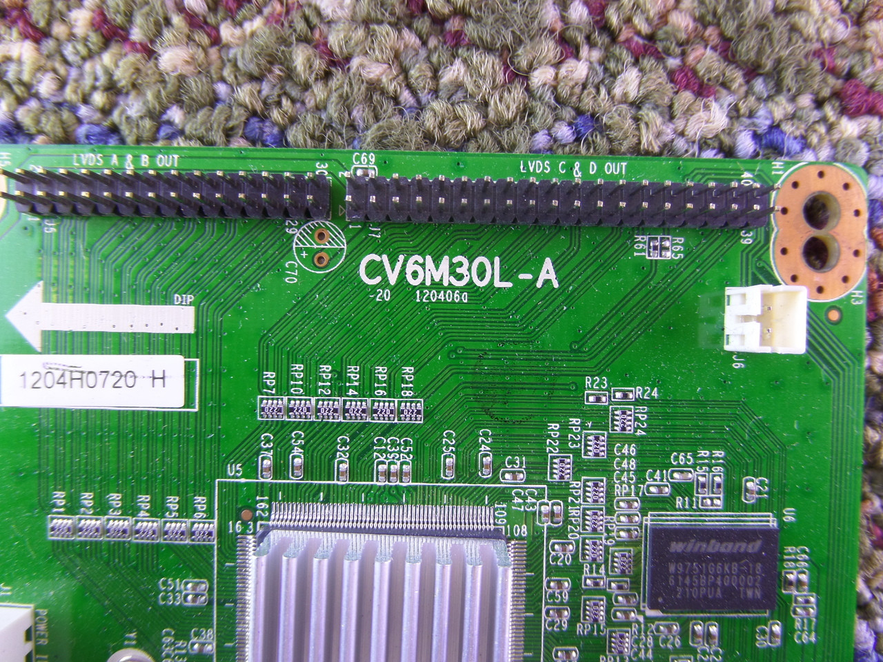 Apex 1204H0720 LCD PC Board LD4077M