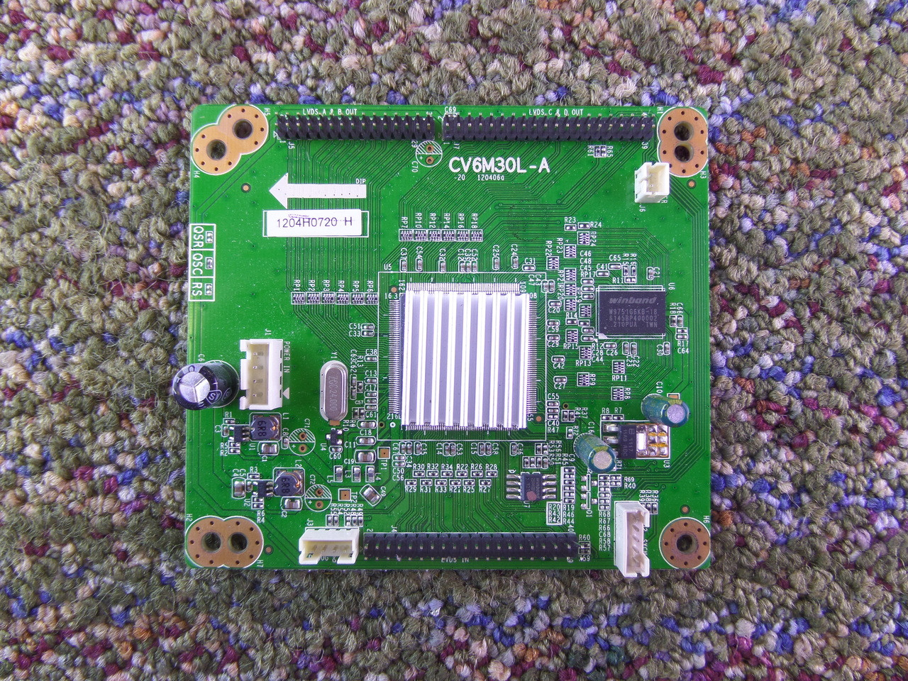 Apex 1204H0720 LCD PC Board LD4077M