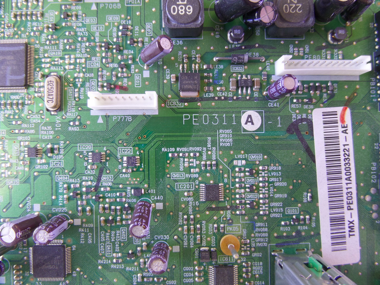Toshiba 75007557 Main Board for 50HM67