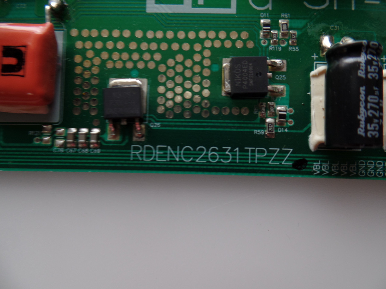 RDENC2631TPZZ, VIJ38014.00 Sharp/LG Backlight Inverter