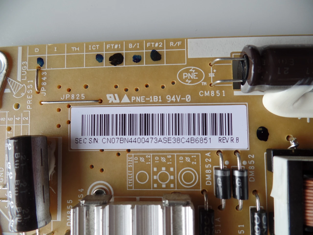 BN44-00473A, PSLF121A03S, Samsung Power Supply Unit