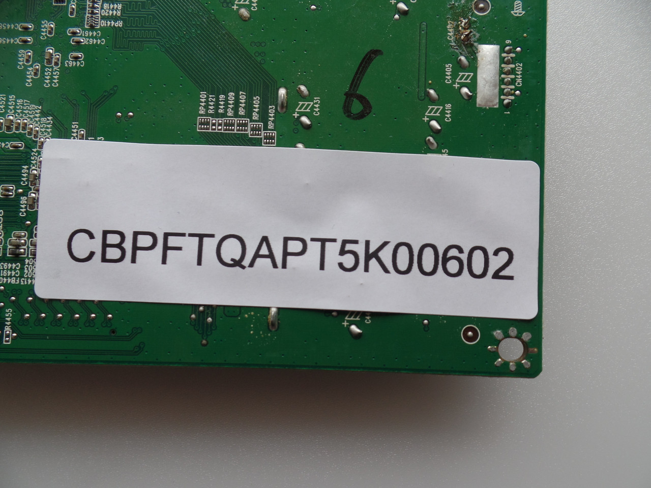 CBPFTQAPT5K00602, 715G3803-T0E-000-005K, Vizio  PC Board