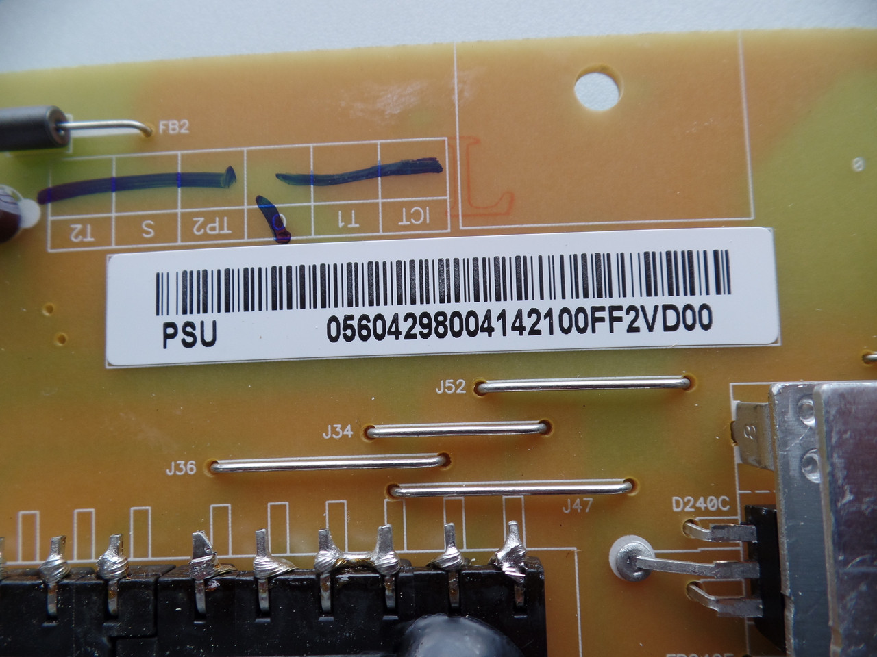 056.04298.0041 Vizio Power Supply for M652I-B2 LWJARHAQ