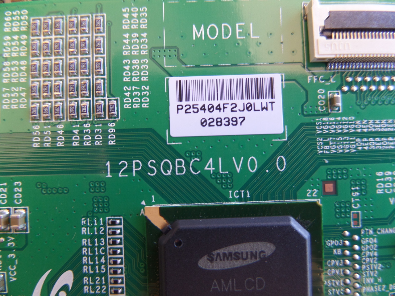 Samsung LJ94-25404F (12PSQBC4LV0.0) T-Con Board