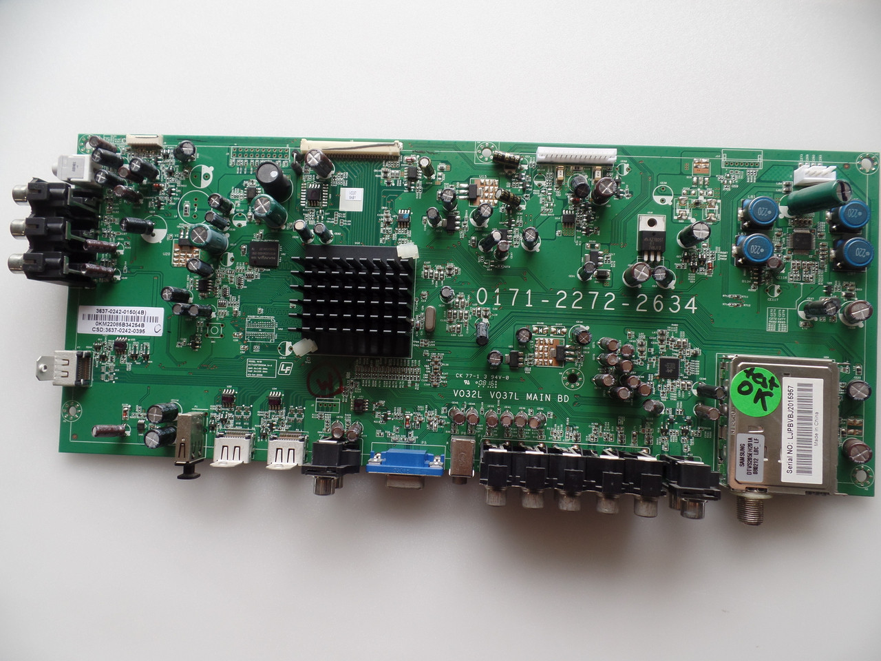 3637-0242-0150 Vizio Main Board for VO37LHDTV10A