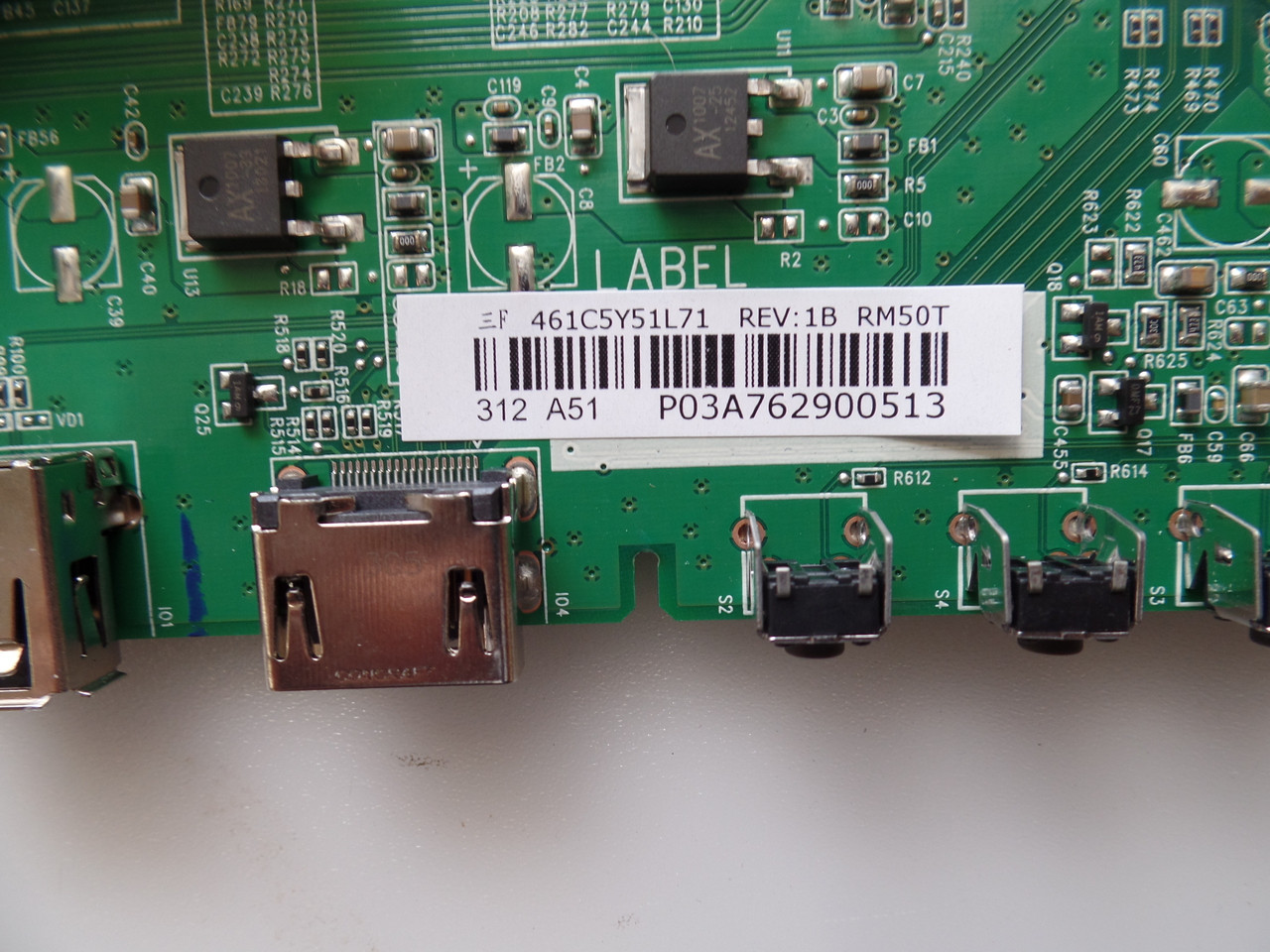 75033152, 461C5Y51L71 Toshiba  Main Board 50L1350U