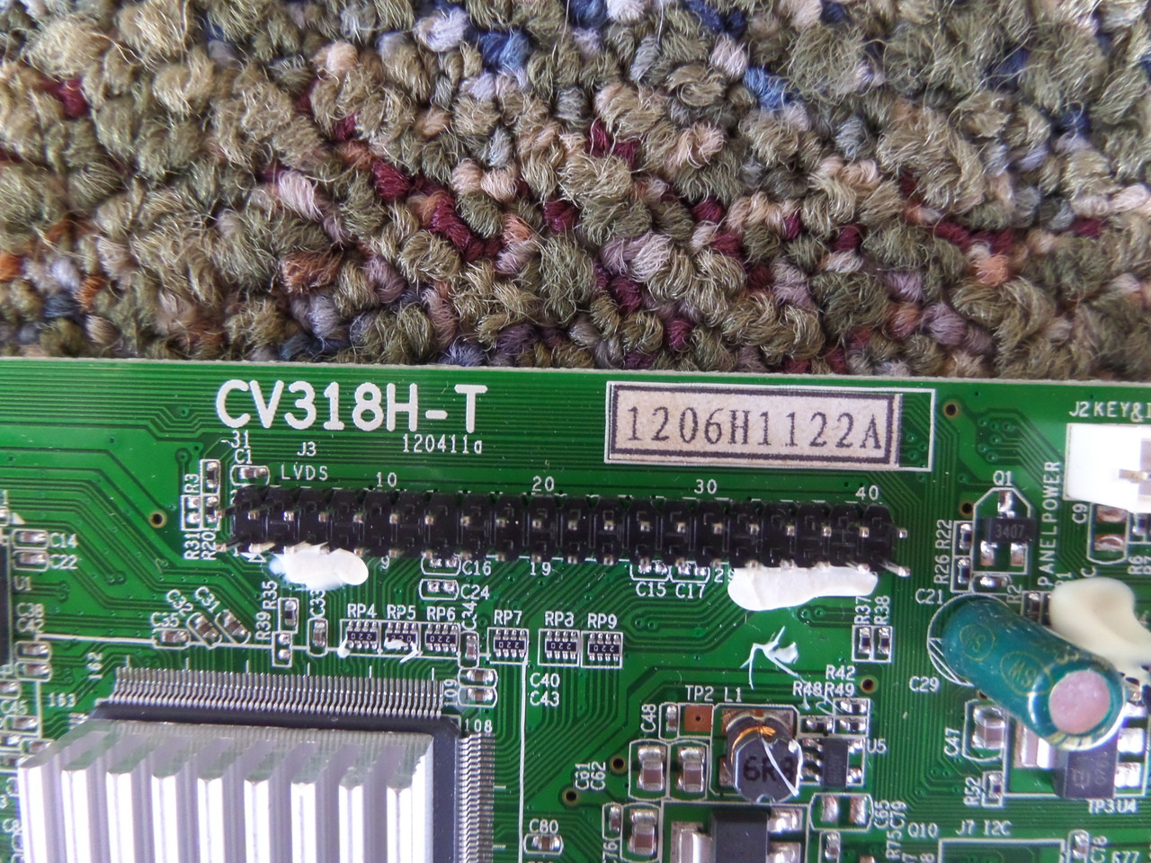 1206H1122A, CV318H-T Seiki Main Board for SE501TS Version 2 