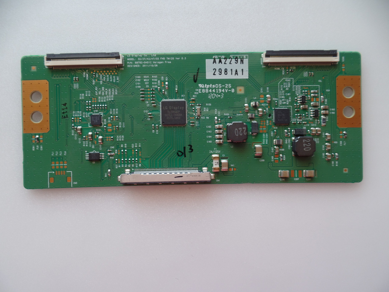 6871L-2981A, 6870C-0401C LG T-Con 37LC7DUB